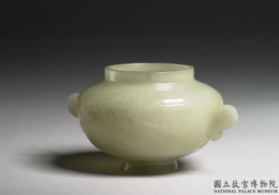 图片[2]-Jade pot with two handles, India-China Archive